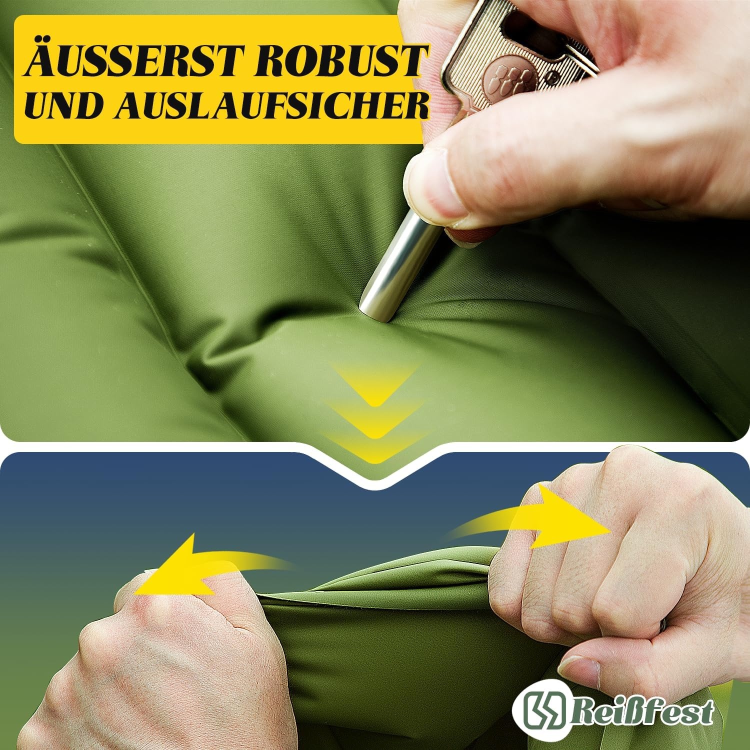 Zelfopblazende Slaapmat 2p - 12cm Dik - 34% Korting!