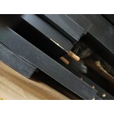 VidaXL Tuinbank Grenenhout Zwart - 54% Korting