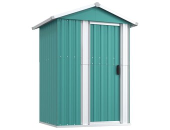 VidaXL Tuinschuur Groen - Gegalvaniseerd Staal - 54% Korting!