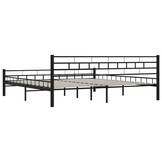 VidaXL Bedframe Staal Zwart 200x200cm - 57% Korting!