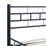 VidaXL Bedframe Staal Zwart 200x200cm - 57% Korting!