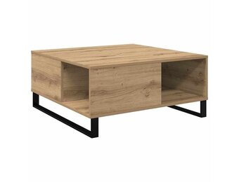vidaXL Salontafel Artisanaal Eiken 80x80 cm - 29% Korting