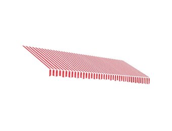 VidaXL Vervangingsdoek Luifel Rood/Wit 4,5x3m (61% Korting)