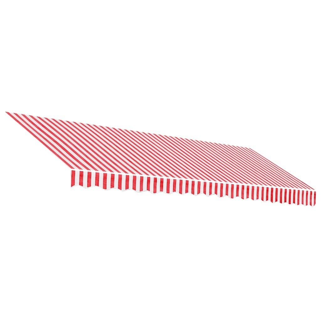 VidaXL Vervangingsdoek Luifel Rood/Wit 4,5x3m (61% Korting)