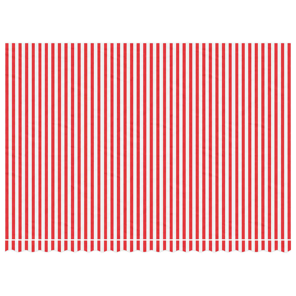 VidaXL Vervangingsdoek Luifel Rood/Wit 4,5x3m (61% Korting)