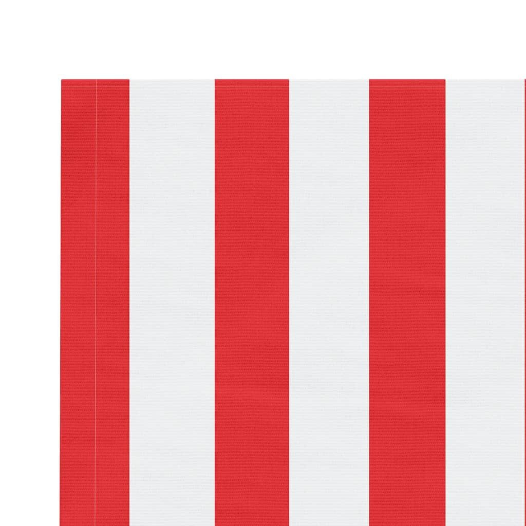VidaXL Vervangingsdoek Luifel Rood/Wit 4,5x3m (61% Korting)