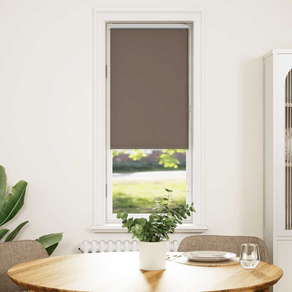 VidaXL Verduisterend Rolgordijn Koffie 50x150cm - 56% Korting
