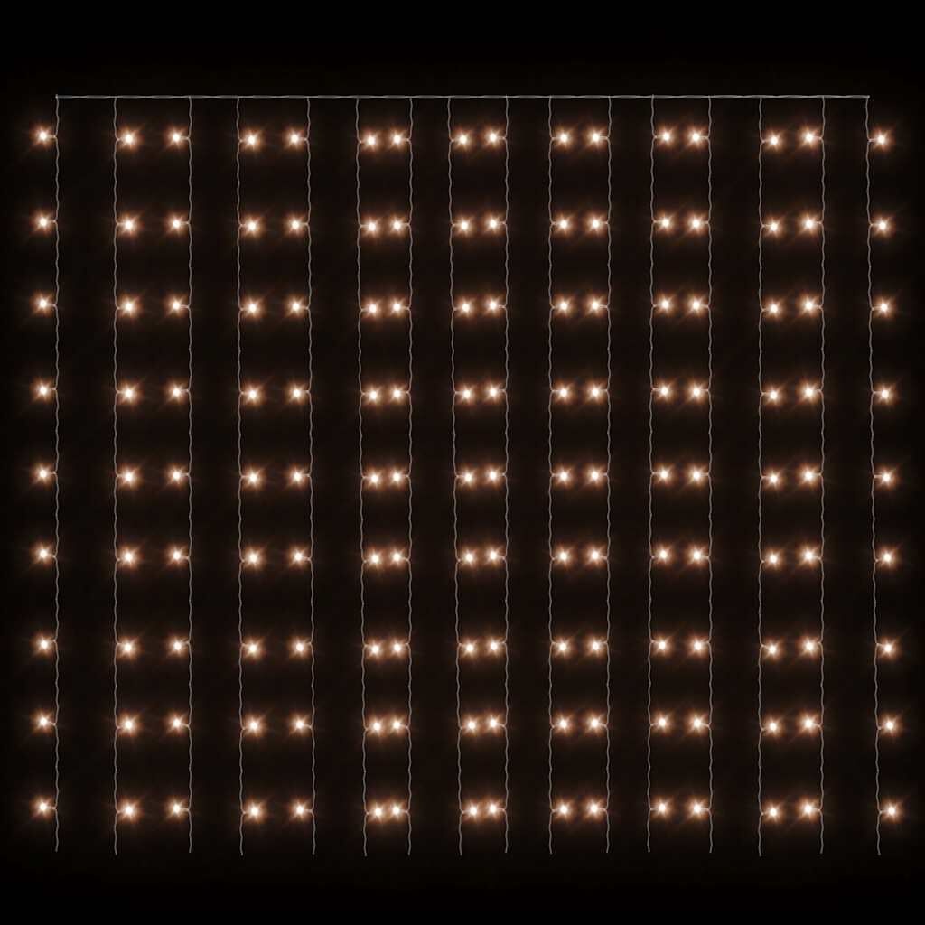 Lichtsnoergordijn 300 LED's Warmwit 3x3m - 57% Korting