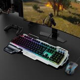 Gaming Toetsenbord QWERTZ Duits Halfmechanisch RGB - 80% Korting!