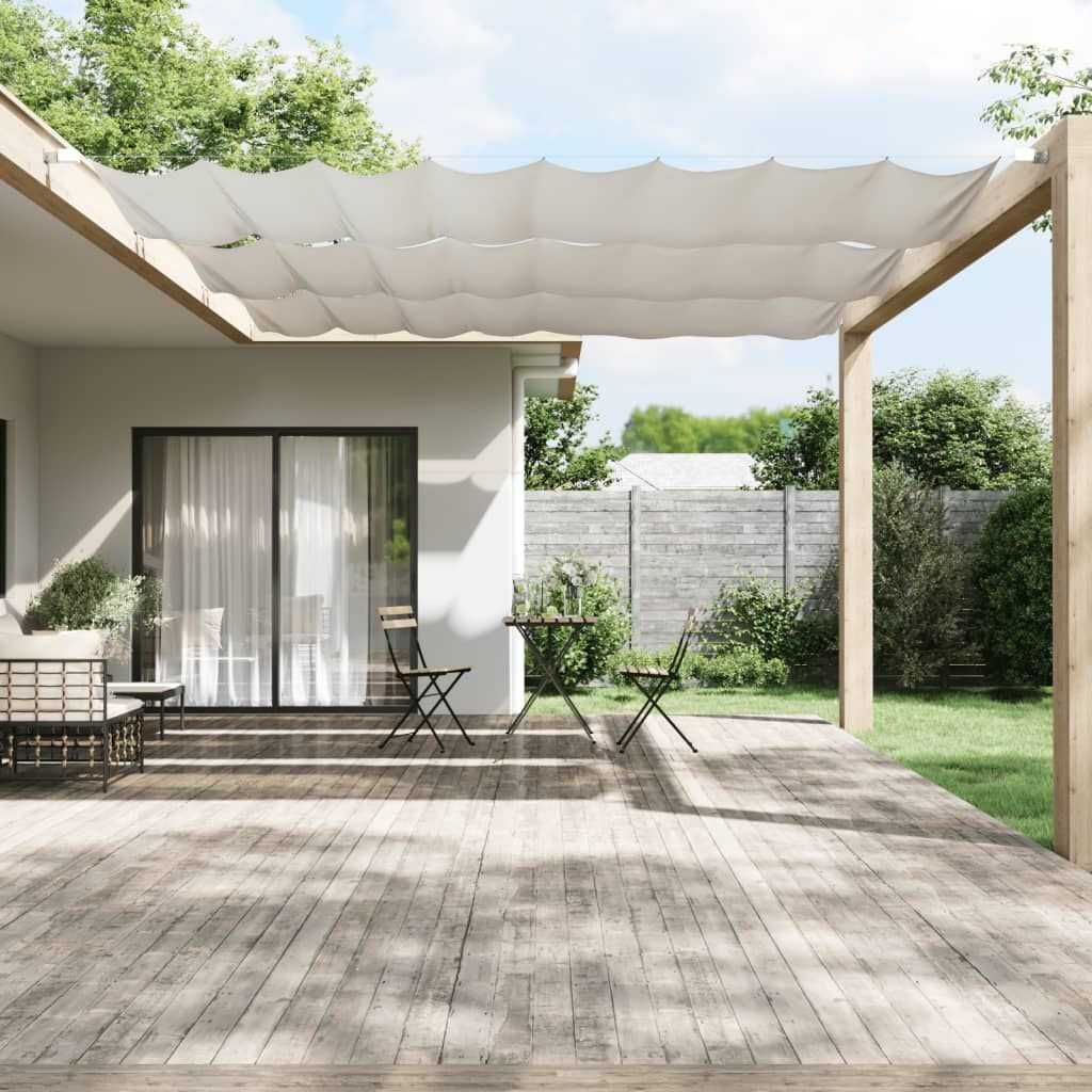 vidaXL Verticale Luifel 140x600 cm Wit - 56% Korting!