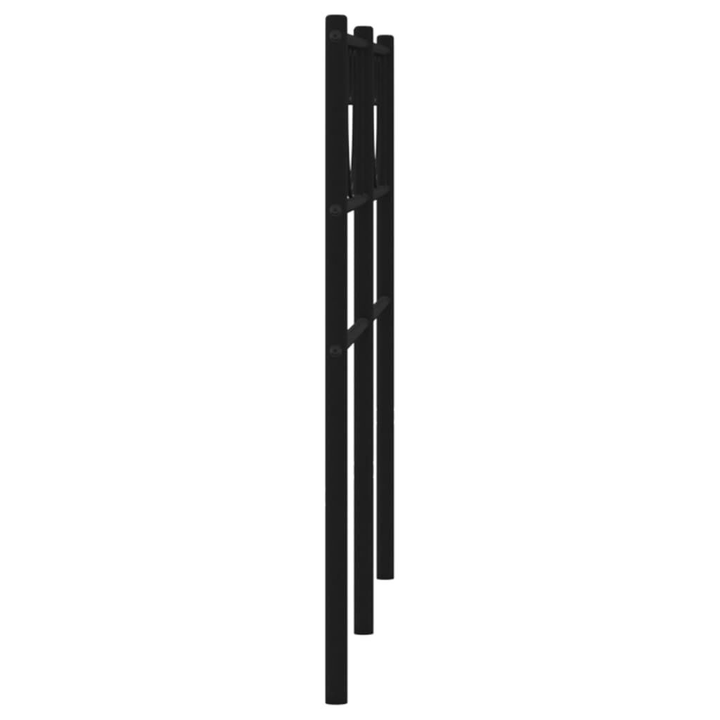 vidaXL Hoofdbord Metaal Zwart 160 cm - 44% Korting!