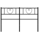 vidaXL Hoofdbord Metaal Zwart 160 cm - 44% Korting!