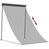 Uittrekbare Luifel 150x150 cm Antraciet - 59% Korting