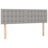 vidaXL Hoofdborden 2 st. 72x5x78/88 cm Grijs - 41% Korting!