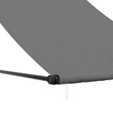 Uittrekbare Luifel 150x150 cm Antraciet - 59% Korting