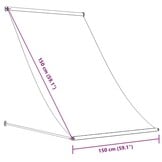 Uittrekbare Luifel 150x150 cm Antraciet - 59% Korting