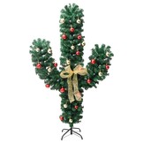 vidaXL Kerstcactus 210cm met Standaard & LED's - 56% Korting!
