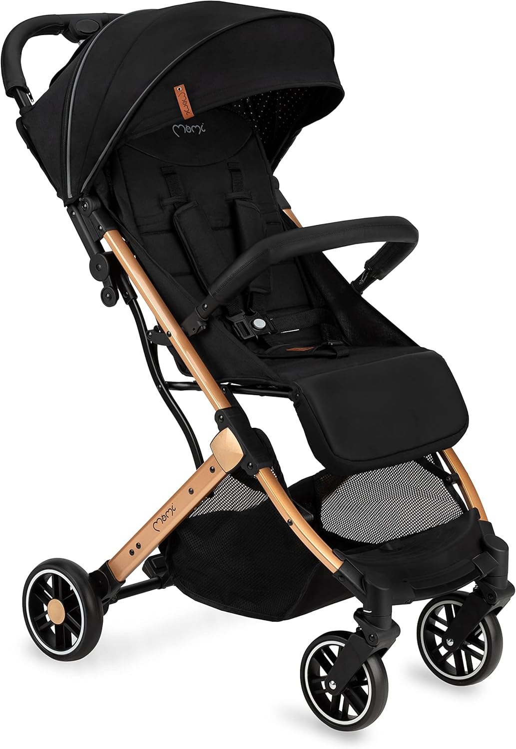 Opvouwbare Kinderwagen Zwart/Goud - 59% Korting!