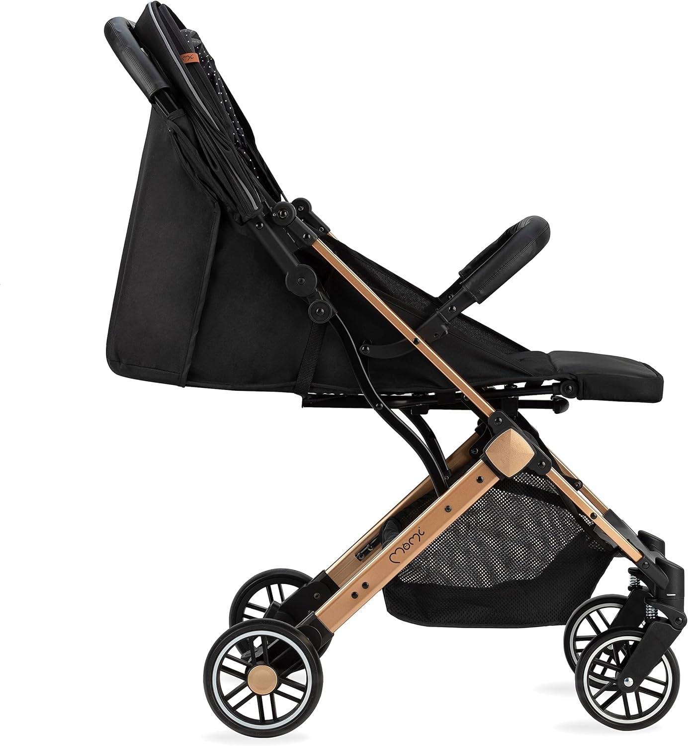 Opvouwbare Kinderwagen Zwart/Goud - 59% Korting!