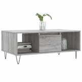 vidaXL Salontafel Grijs Sonoma 68% Korting!
