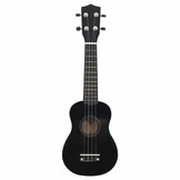 28% Korting! VidaXL Kinder Ukulele Sopraan 21'' Zwart