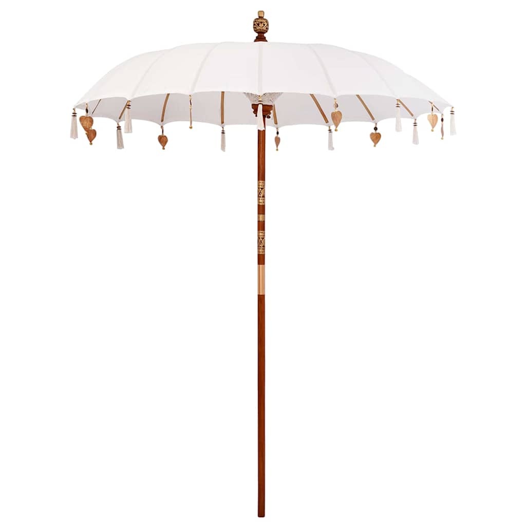 vidaXL Balinese Parasol Crème - 35% Korting!