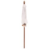 vidaXL Balinese Parasol Crème - 35% Korting!