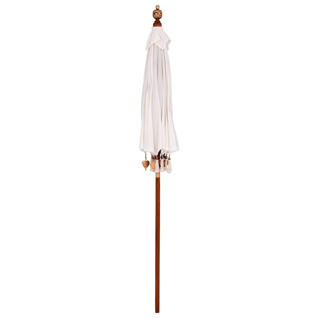 vidaXL Balinese Parasol Crème - 35% Korting!
