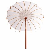 vidaXL Balinese Parasol Crème - 35% Korting!