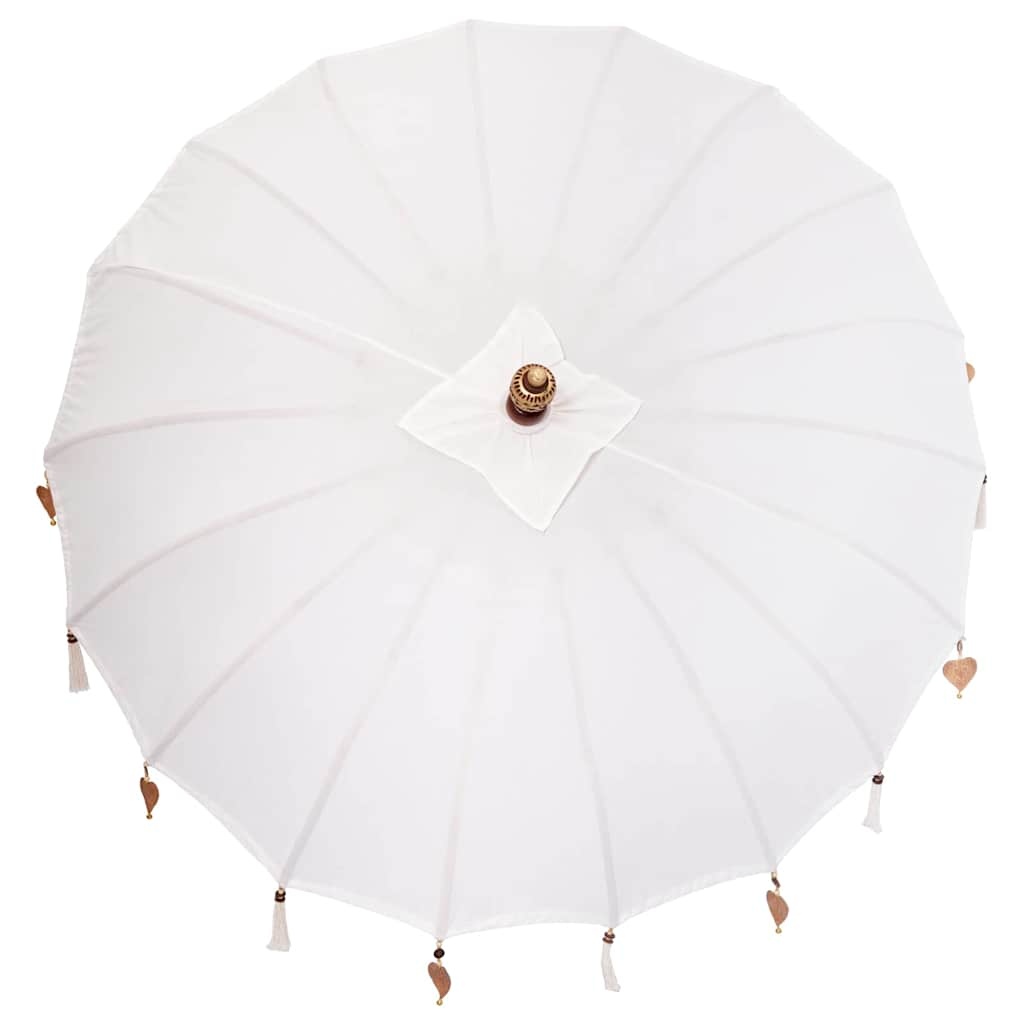 vidaXL Balinese Parasol Crème - 35% Korting!