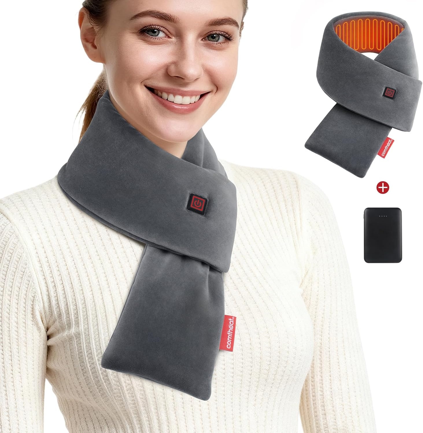 Verwarmde Sjaal met 5000mAh Batterij - 33% Korting