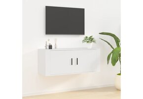 VidaXL TV-wandmeubel Wit - 100x34.5x40 cm | 51% Korting
