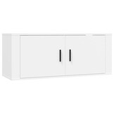 Tv-wandmeubel Wit 100x34,5x40 cm - 60% Korting