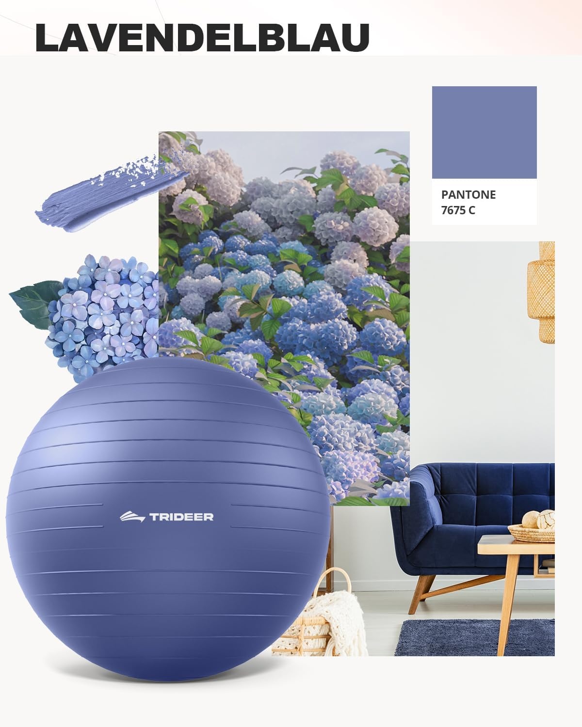 Trideer Yogabal - diverse maten & kleuren | 32% Korting