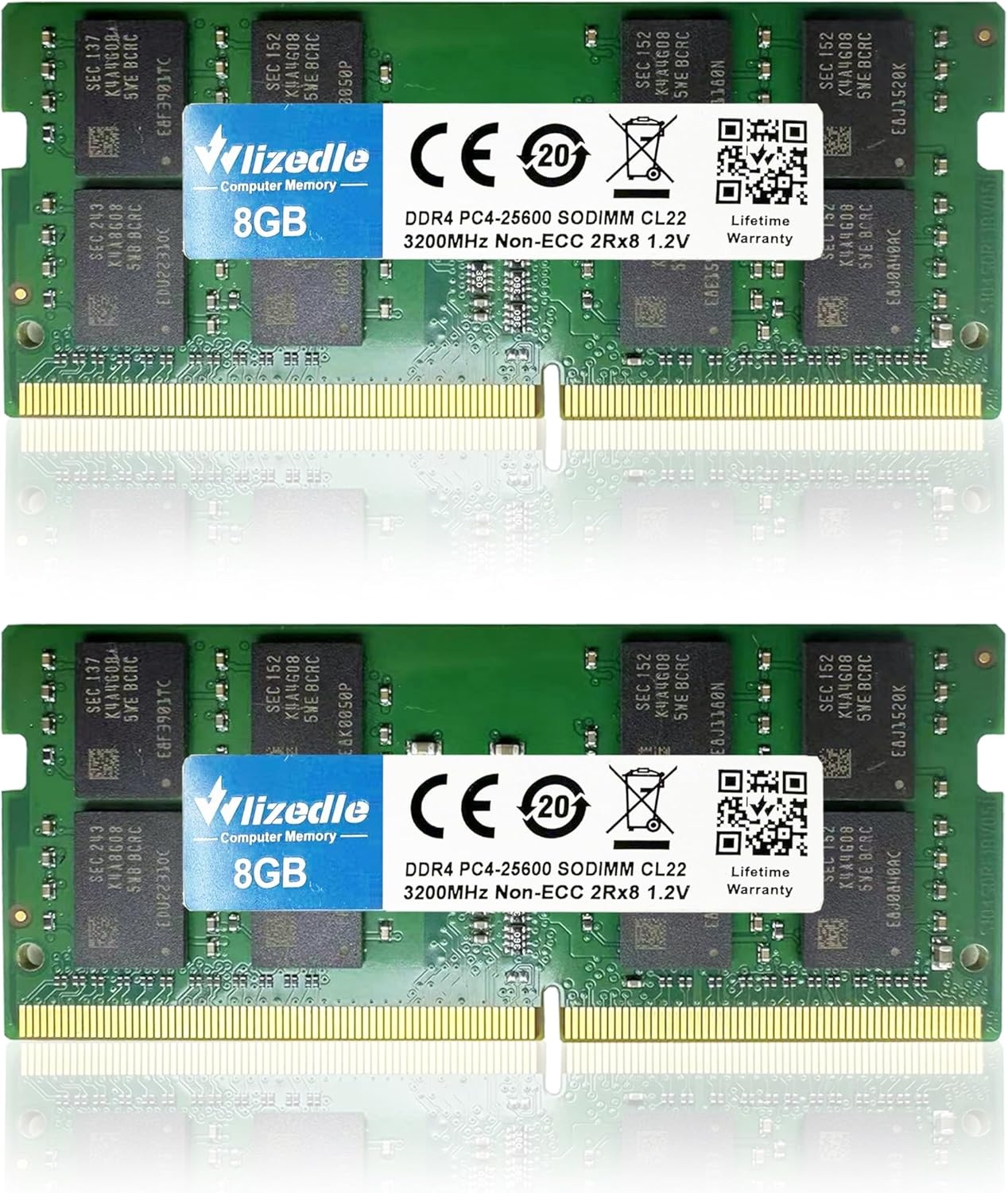 DDR4 Laptop RAM 16GB Kit (2x8GB) 3200MHz - 35% Korting!