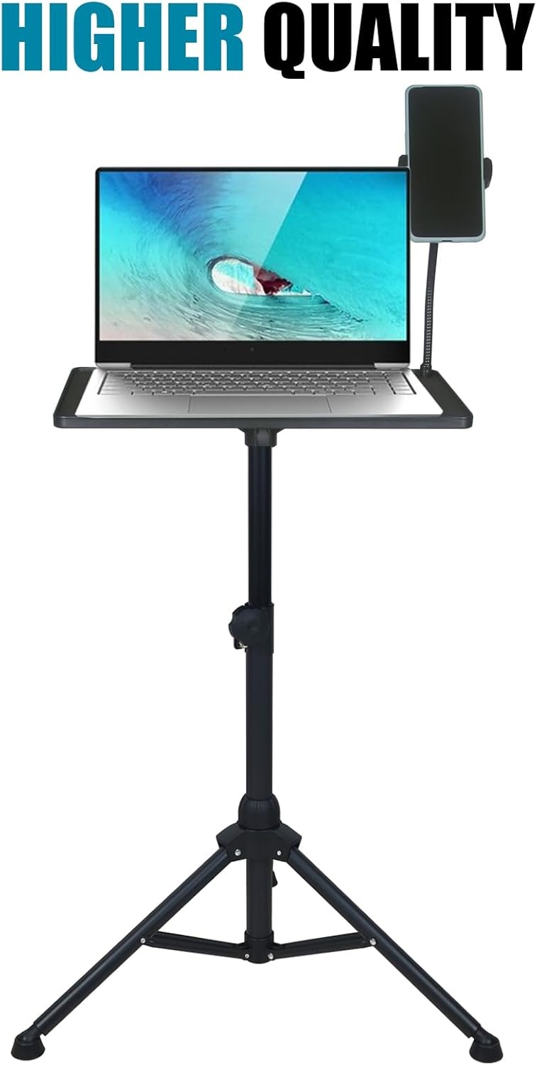 Verstelbare Projectorstandaard 61-102cm met Lade - 30% Korting!