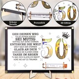 Geldcadeau Fotolijst 50 Jaar (Man/Vrouw) - Compleet Cadeauset