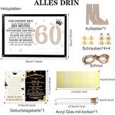 Geldcadeau Fotolijst 50 Jaar (Man/Vrouw) - Compleet Cadeauset