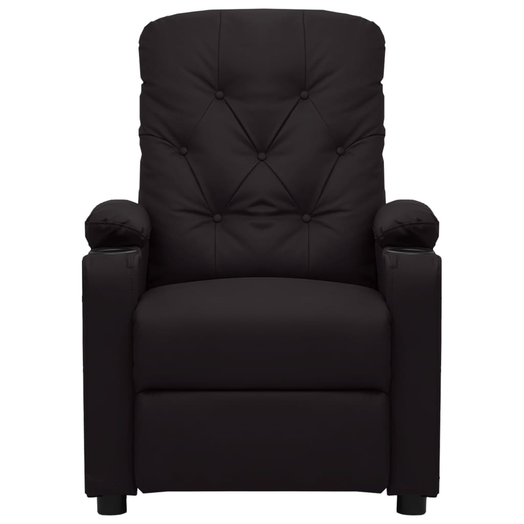 vidaXL Massagestoel Leerlook Zwart - 47% Korting
