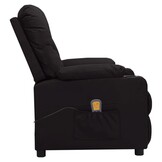 vidaXL Massagestoel Leerlook Zwart - 47% Korting