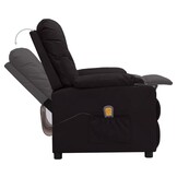 vidaXL Massagestoel Leerlook Zwart - 47% Korting