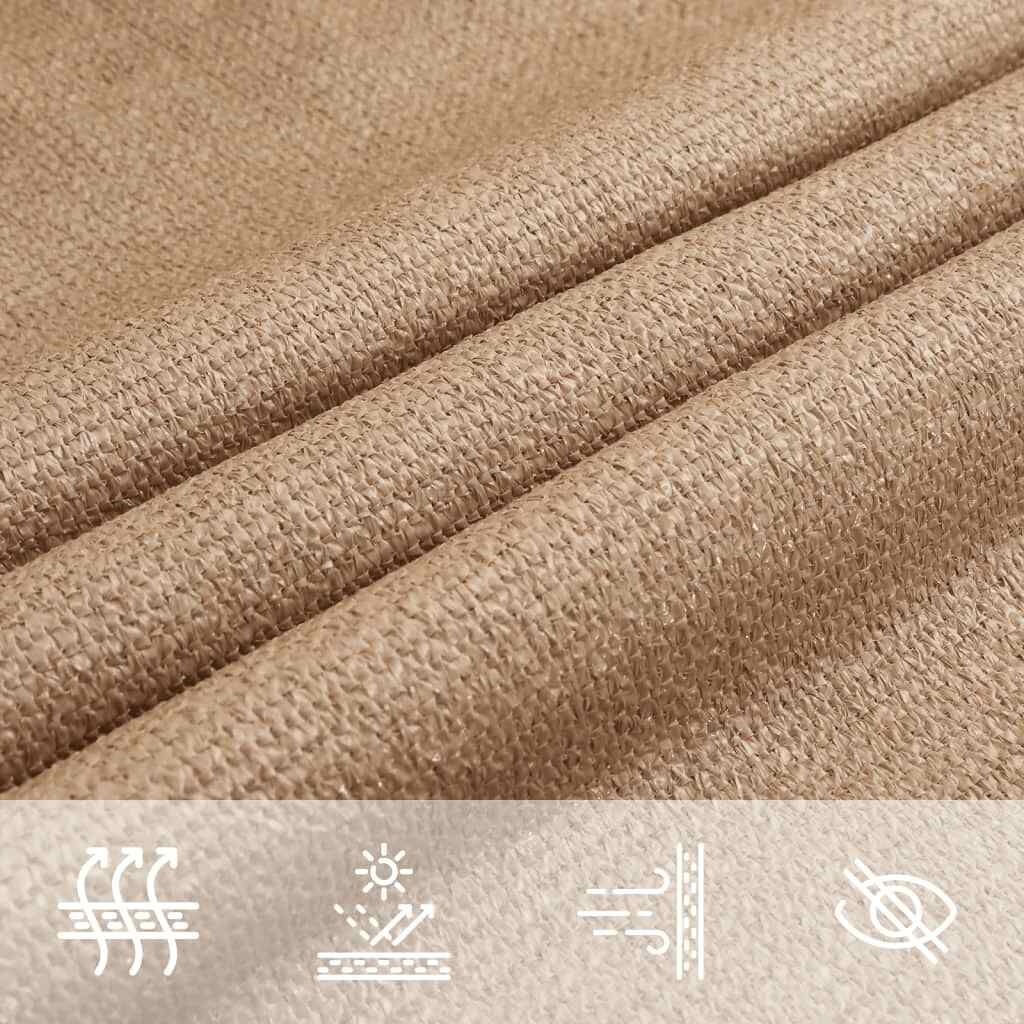 VidaXL Zonnezeil Taupe 2.5x4m HDPE - 74% Korting!