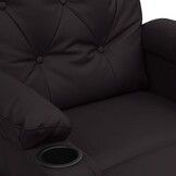 vidaXL Massagestoel Leerlook Zwart - 47% Korting