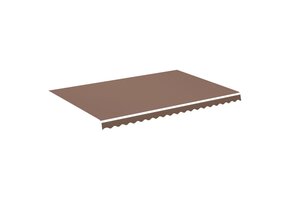 vidaXL Luifeldoek Vervanging 4,5x3m Bruin - 65% Korting