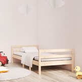 VidaXL Grenenhouten Bedframe 75x190cm - 47% Korting