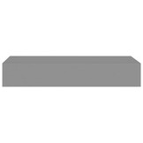 vidaXL Wandschap met Lade - 60cm - Grijs - 69% Korting