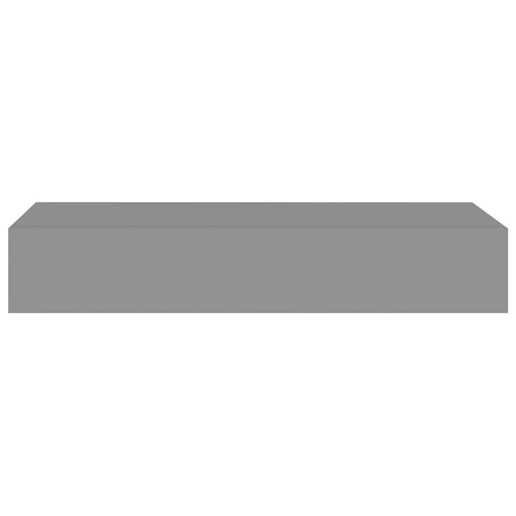 vidaXL Wandschap met Lade - 60cm - Grijs - 69% Korting