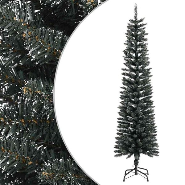 Smalle Kunstkerstboom 180cm PVC - 59% Korting