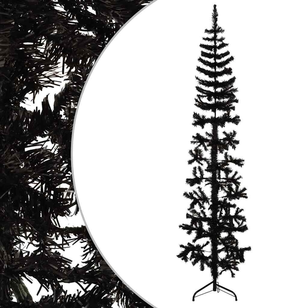 VidaXL Halve Kunstkerstboom 240cm Zwart - 46% Korting