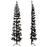 VidaXL Halve Kunstkerstboom 240cm Zwart - 46% Korting